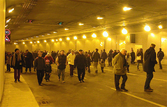 Berlin: Tiergartentunnel: Besichtigung