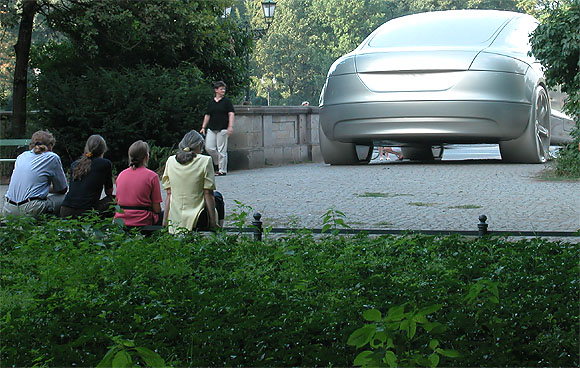 Deutschland, Land der Ideen: Automobil (Skulptur)