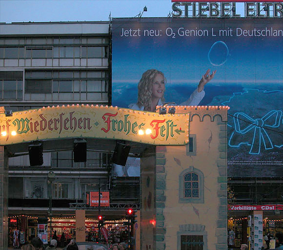 Berlin, Breitscheidplatz, Weihnachtsmarkt 2006