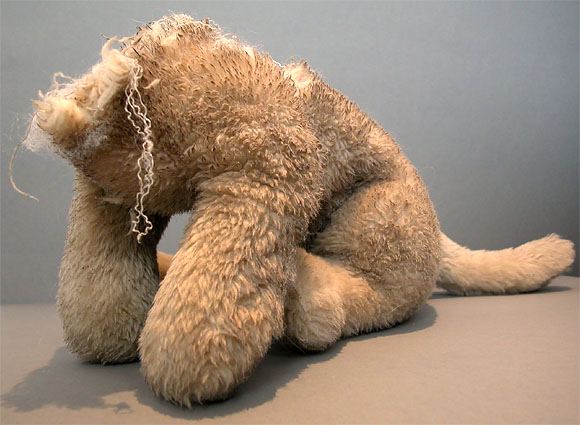Stofftier, Hund, kopflos