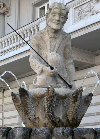 Bollmannbrunnen, Fritze Bollmann, Skulptur, Brandenburg an der Havel, Neustadt