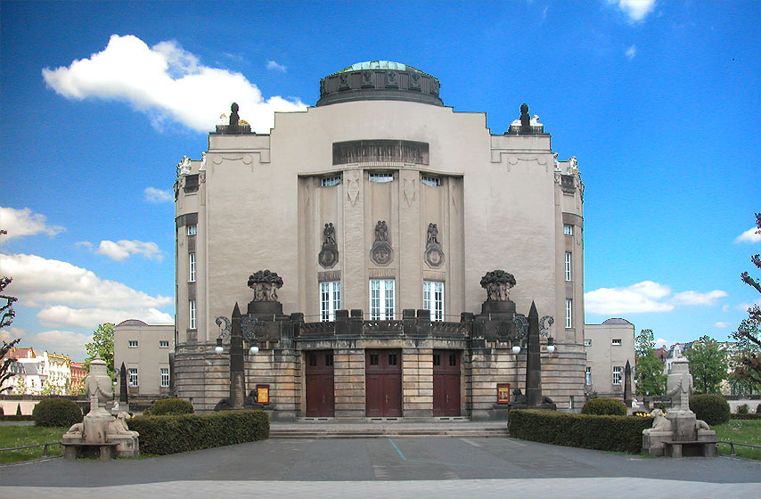 Cottbus: Staatstheater, Architekt: Bernhard Sehring