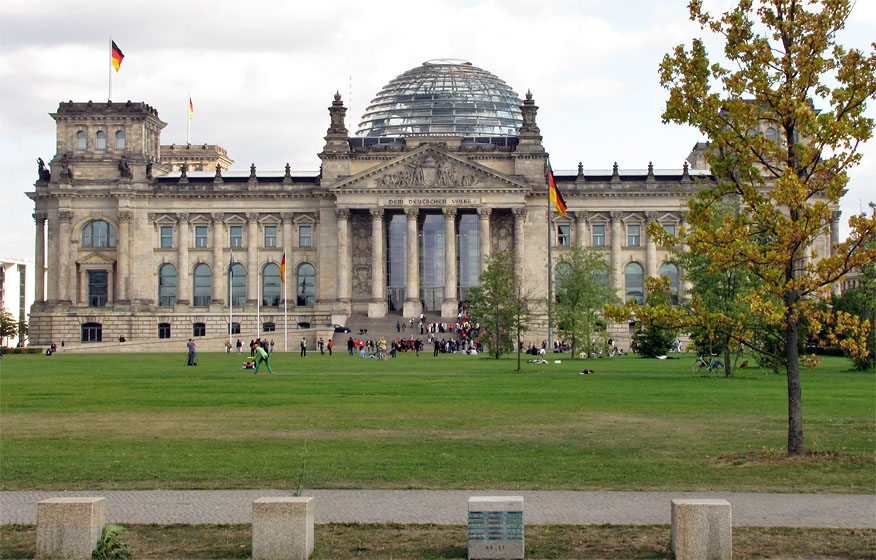 Berlin, Reichstagsgeb&auml;ude.