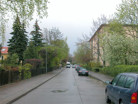 Wolfsburger Weg, nach Regen
