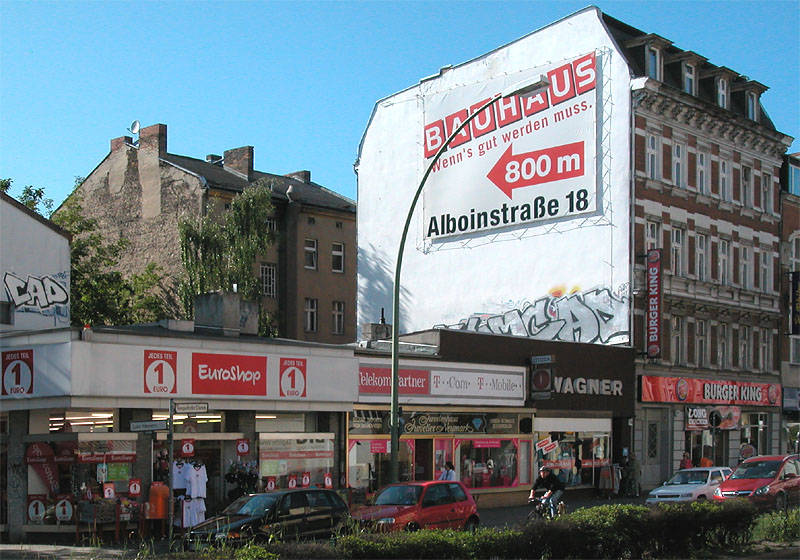 Tempelhofer Damm, Ecke Luise-Henriette-Straße 